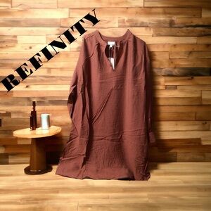 CITY CHIC ( REFENITY) BRONZE SIEENA TUNIC